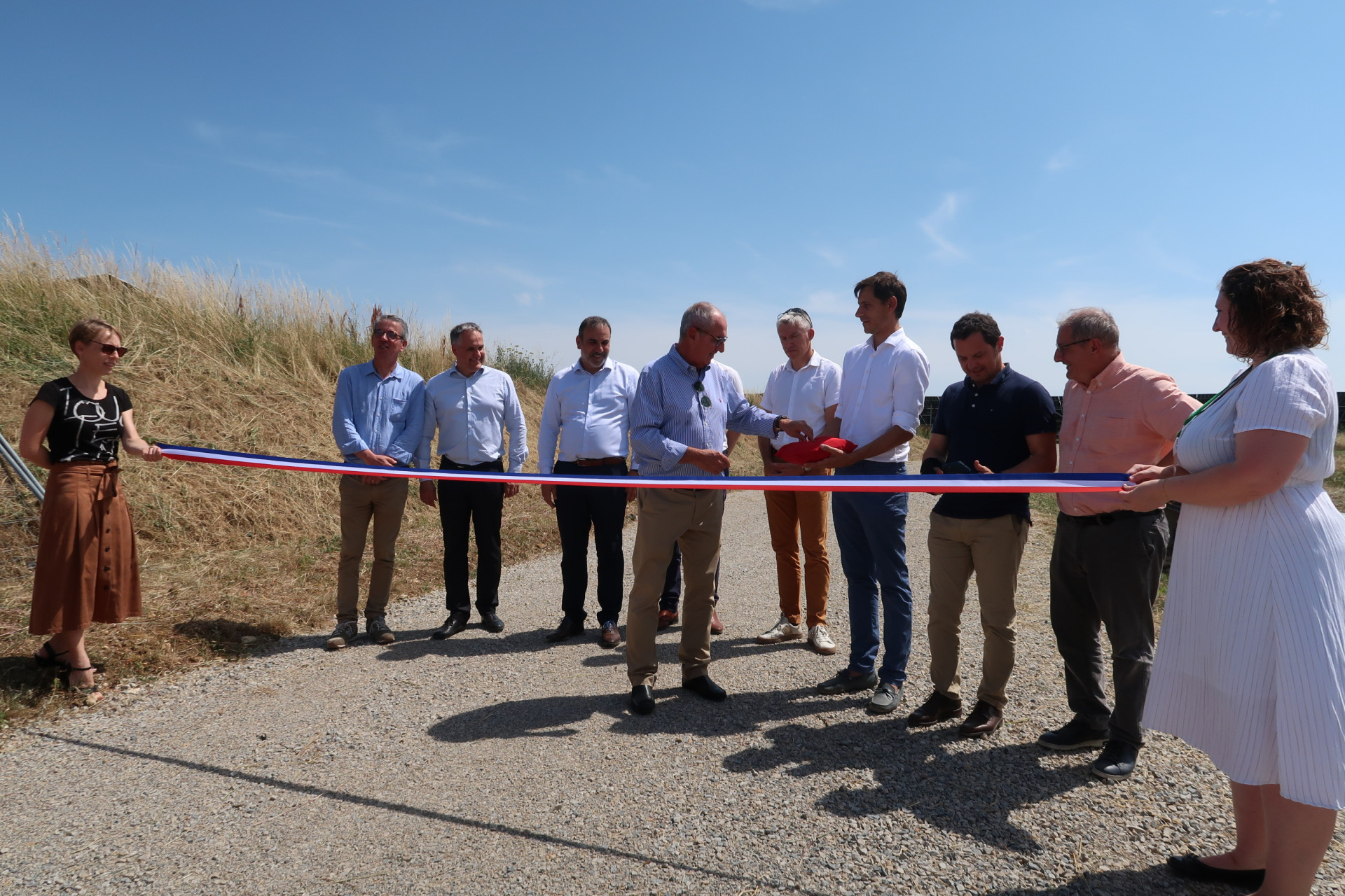 Inauguration de la centrale photovoltaïque