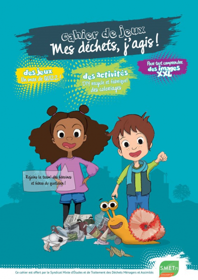 Demandez le cahier de jeux "Mes déchets, j'agis ! "